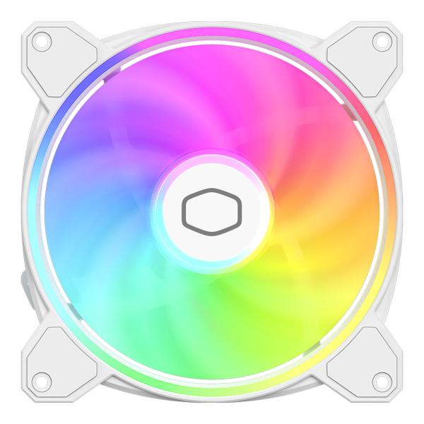 Cooler master mfl-b4dw-16np2-r2 masterfan mf140 halo2 witte editie, 140 mm, 27 dba, 59,51 cfm, wit