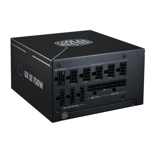 Coolermaster mpx-7503-afag-beu gx3 gold 750 modulair, atx, 750w, =90%, 1900 rpm, zwart