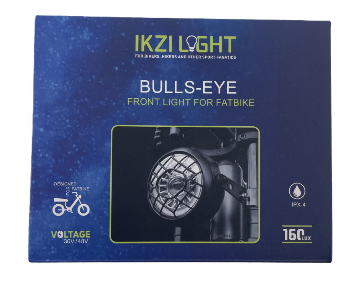 Ikzi light koplamp bulls-eye voor fatbike