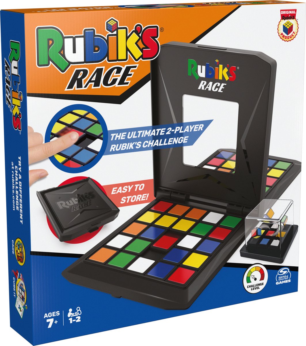 Rubik's race - klassiek supersnel strategische-reeksbordspel - ultiem confrontatiespel voor twee spelers