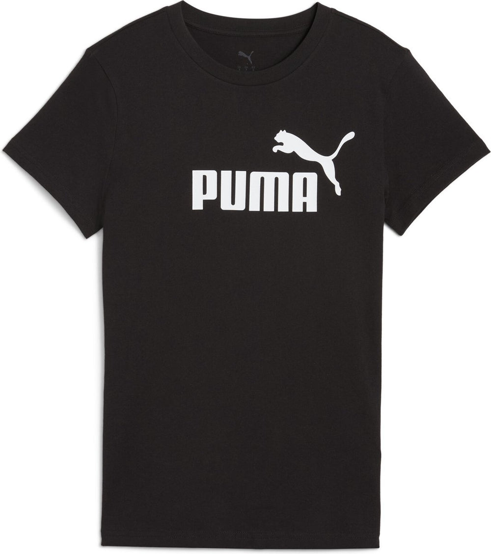 Puma ess no. 1 logo tee dames sportshirt - black