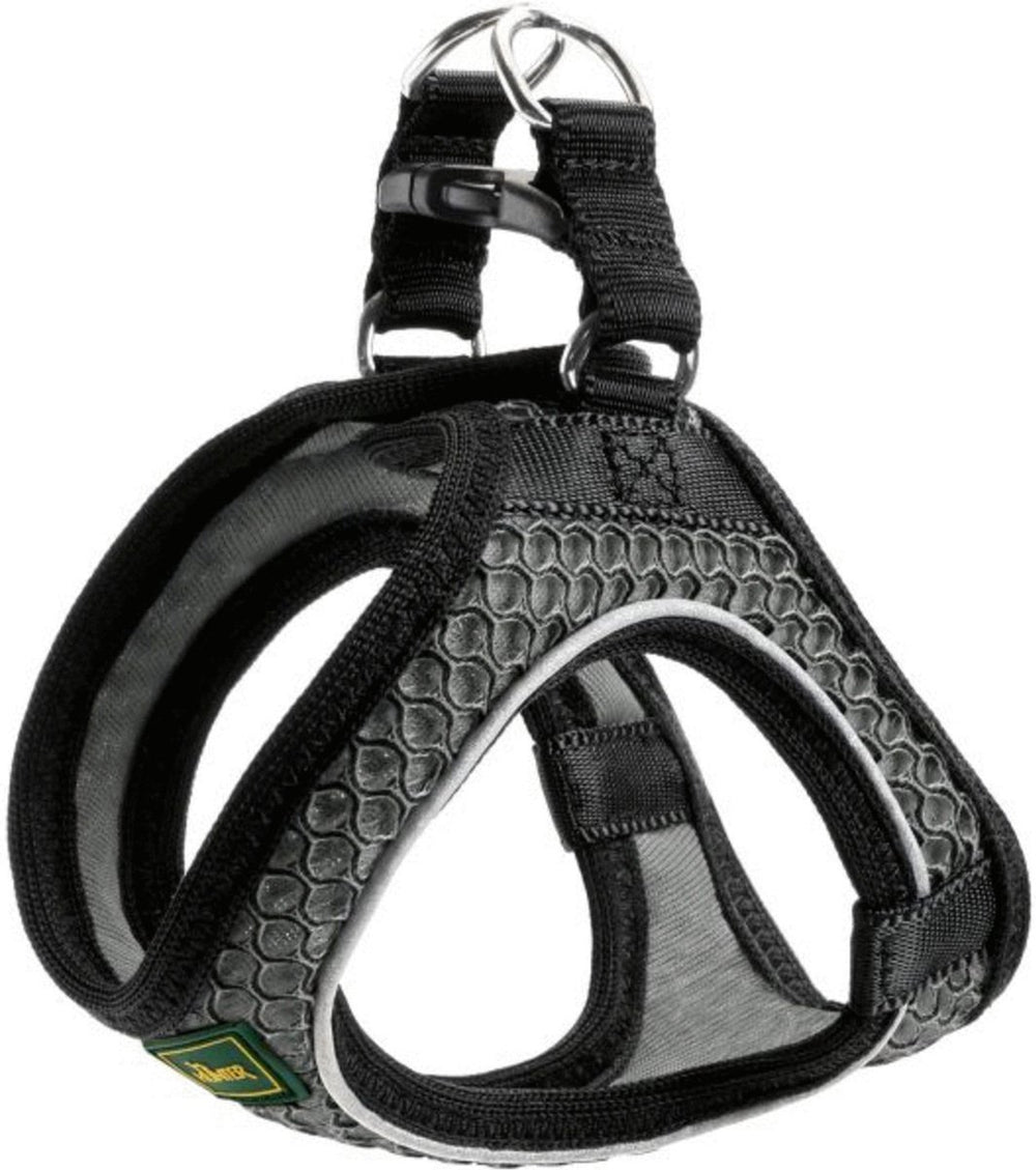 Hunter harnas hilo comfort antraciet - hondenharnas - xs 35-37 36-40 cm