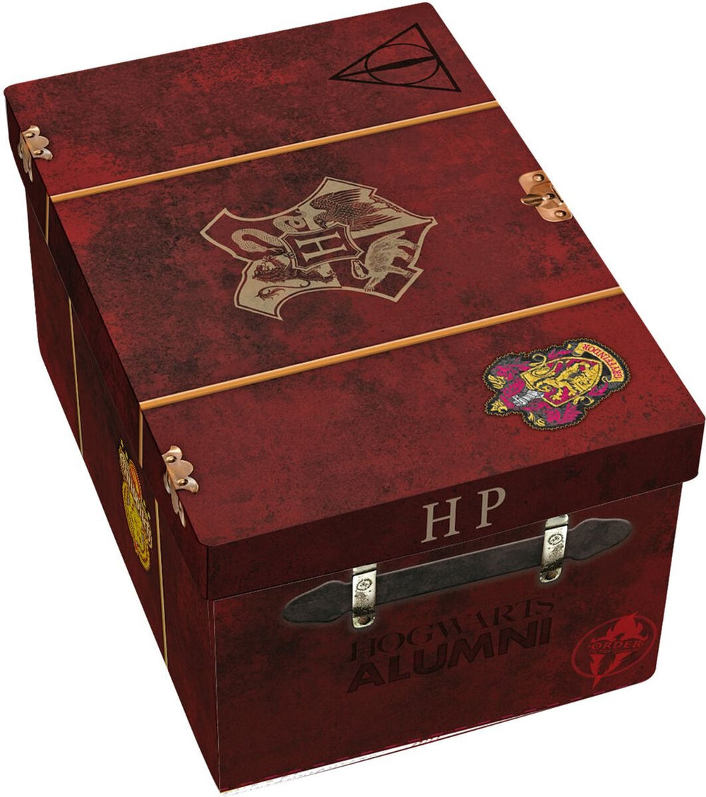 Harry potter hogwarts suitcase - premium geschenkset fanpakket rood