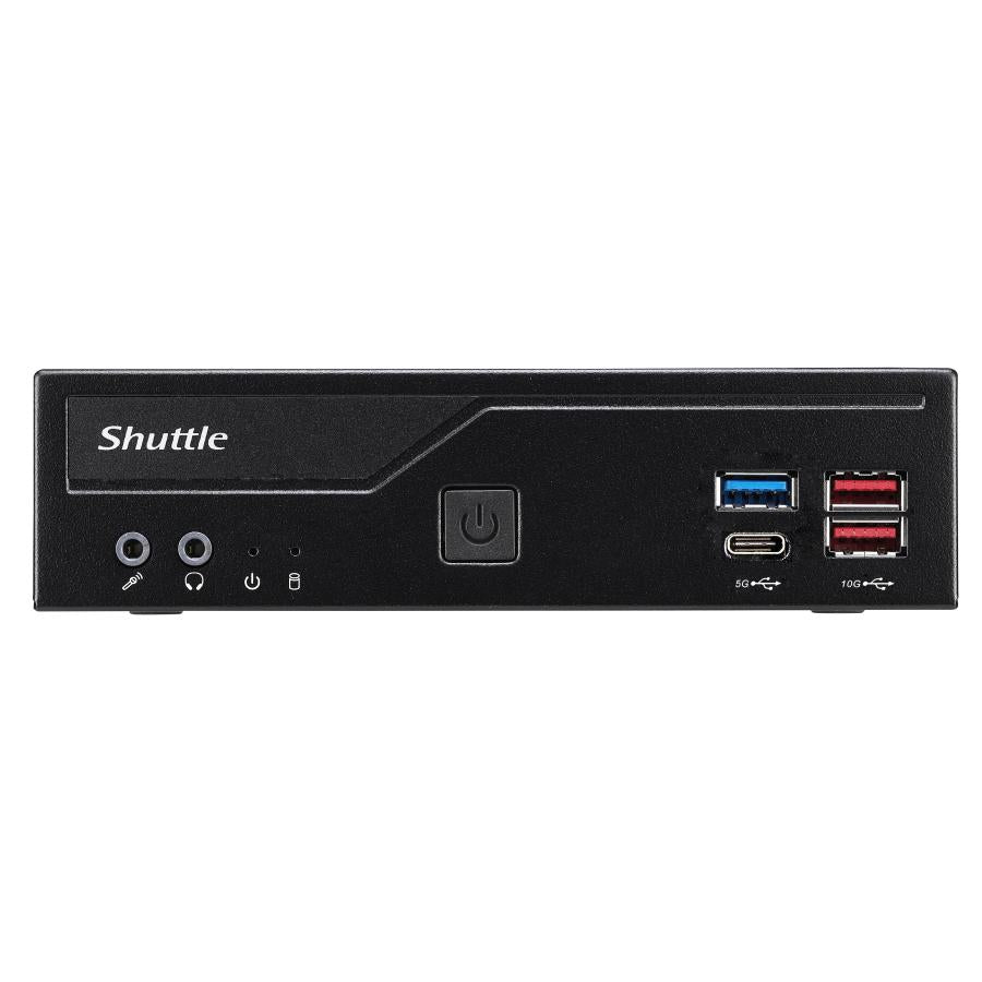 Shuttle dh670v2 mini pc barebone, lga1700, h670, ddr4, 2x hdmi, 2x dp, 2x 2.5g lan, 8x usb, 24/7