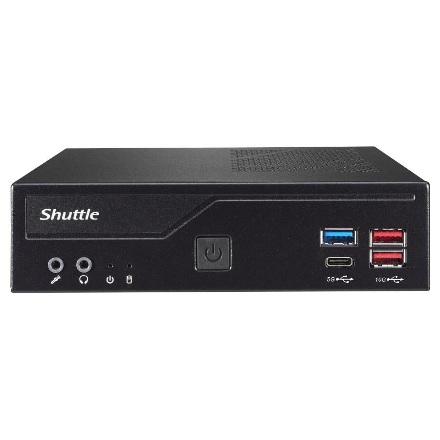 Shuttle dh670v2 mini pc barebone, lga1700, h670, ddr4, 2x hdmi, 2x dp, 2x 2.5g lan, 8x usb, 24/7