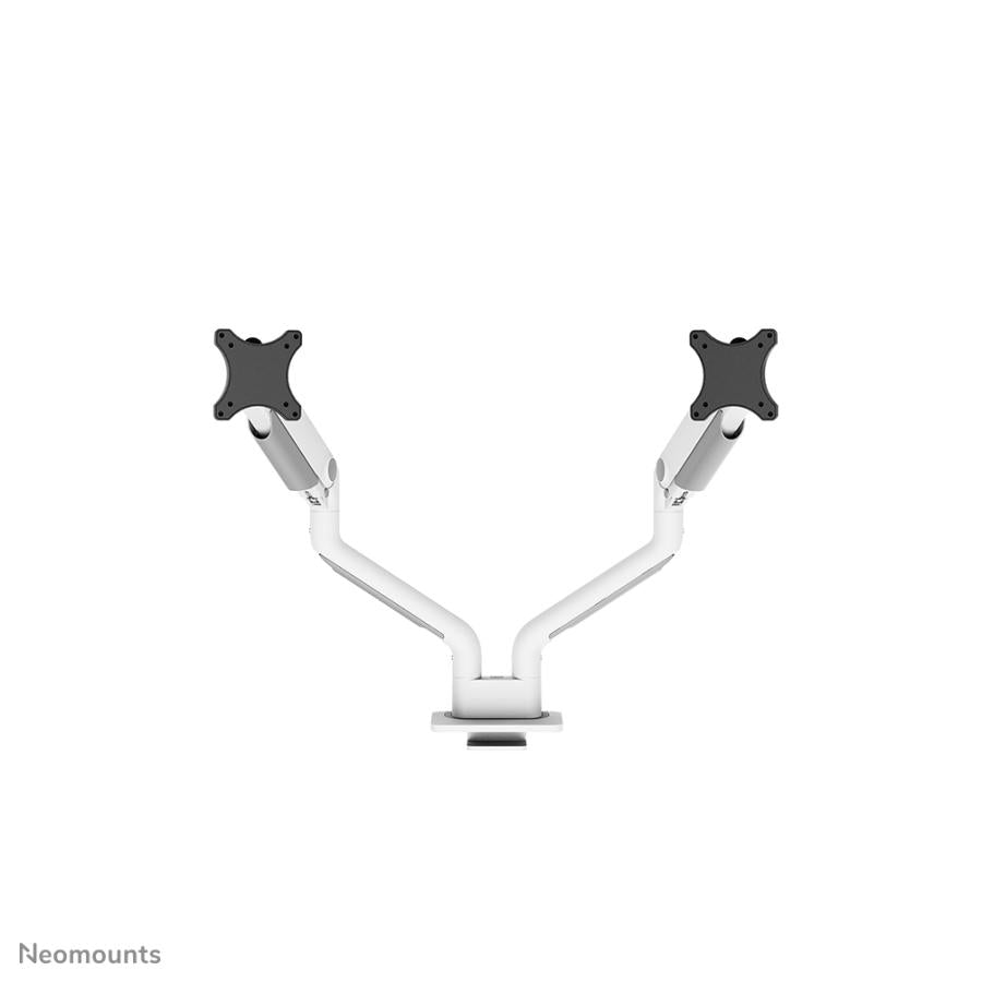 Neomounts ds70s-950wh2 full-motion desk mount, 2x 17 - 35 , 18 kg, 100x100 mm, silver