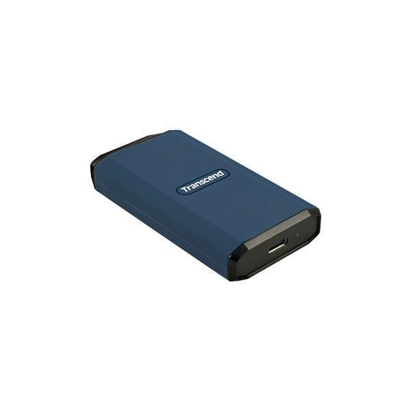 Transcend ts4tesd410c esd410c external ssd, 4 tb, usb type-c, 20gbps, 2000 mb s, blue