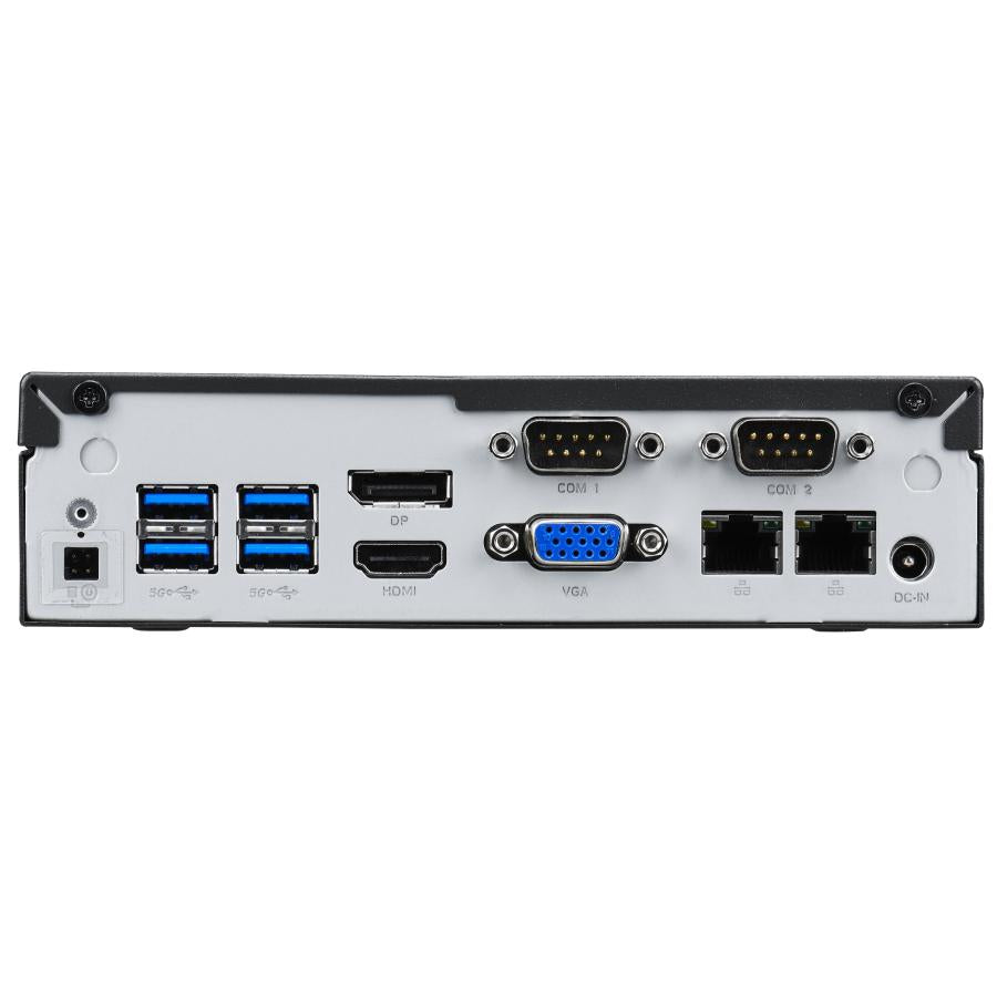 Shuttle DL30N slanke barebone pc, 1,35 liter, Intel N100-ventilator, DDR5, 2x 2,5 GB, HDMI 2.0B, 65 W, 24/7