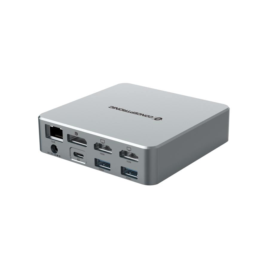 Conceptronic donn25g 15-in-1 displaylink usb 3.2 gen 2 dockingstation, type-c 10 gbps, usb-a x2