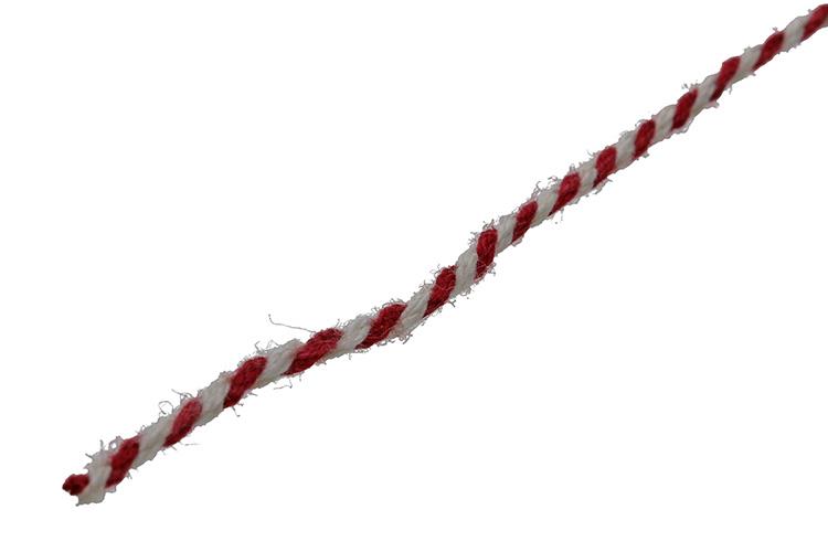 Mack 1014100 - paktouw jute rood wit 1mm ca 90m | 10 stuks