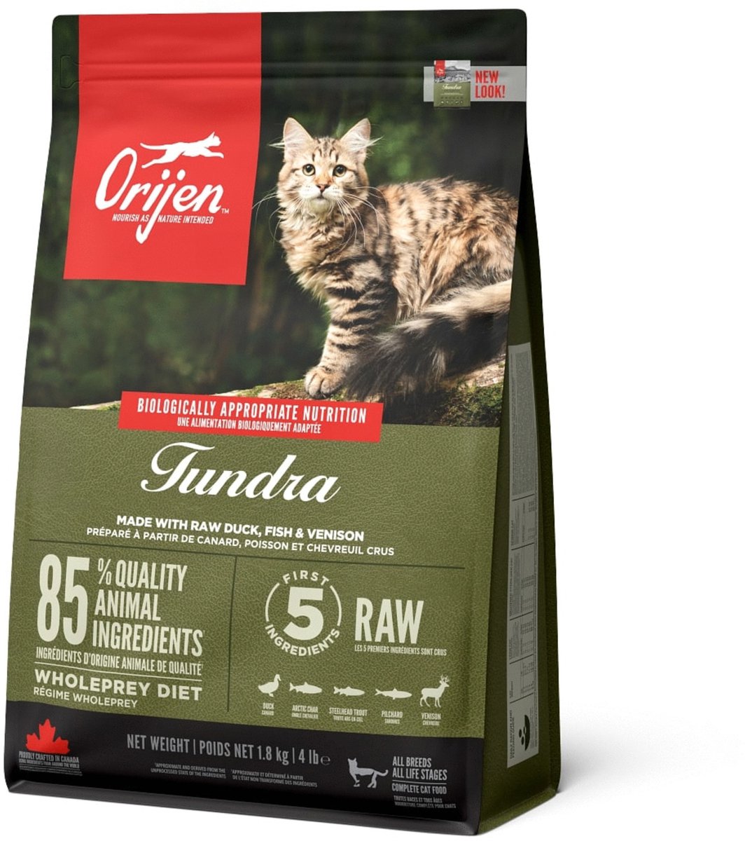 Orijen hele prooi toendra kat