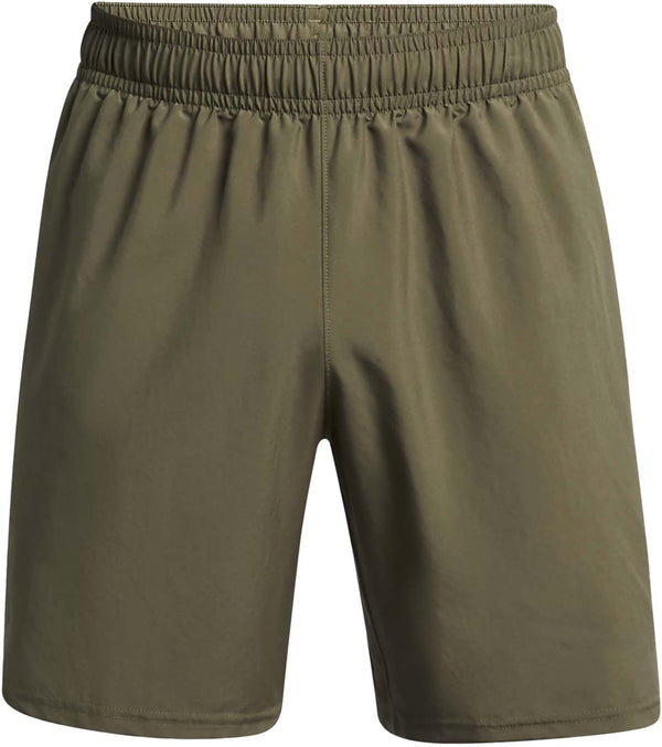 Under armour ua woven wdmk shorts heren sportbroek - groen - maat l
