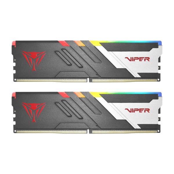 Patriot pvvr532g600c30k viper venom rgb dimm dual kit, 32 gb, ddr5, 6000mts, cl30