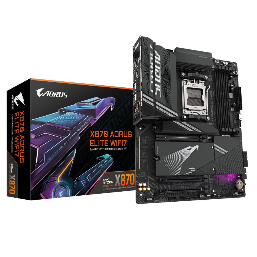 Gigabyte x870 a elite wifi7, atx, amd am5, x870, 4x ddr5, usb4, 2.5 gbe, wi-fi 7, pcie 5.0