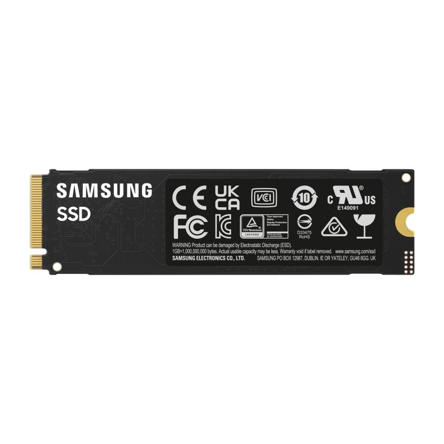 Samsung mz-v9s1t0bw 990 evo plus ssd, 1 tb, m.2, pcie 4.0, 7150 mb s, 1350000 iops, zwart
