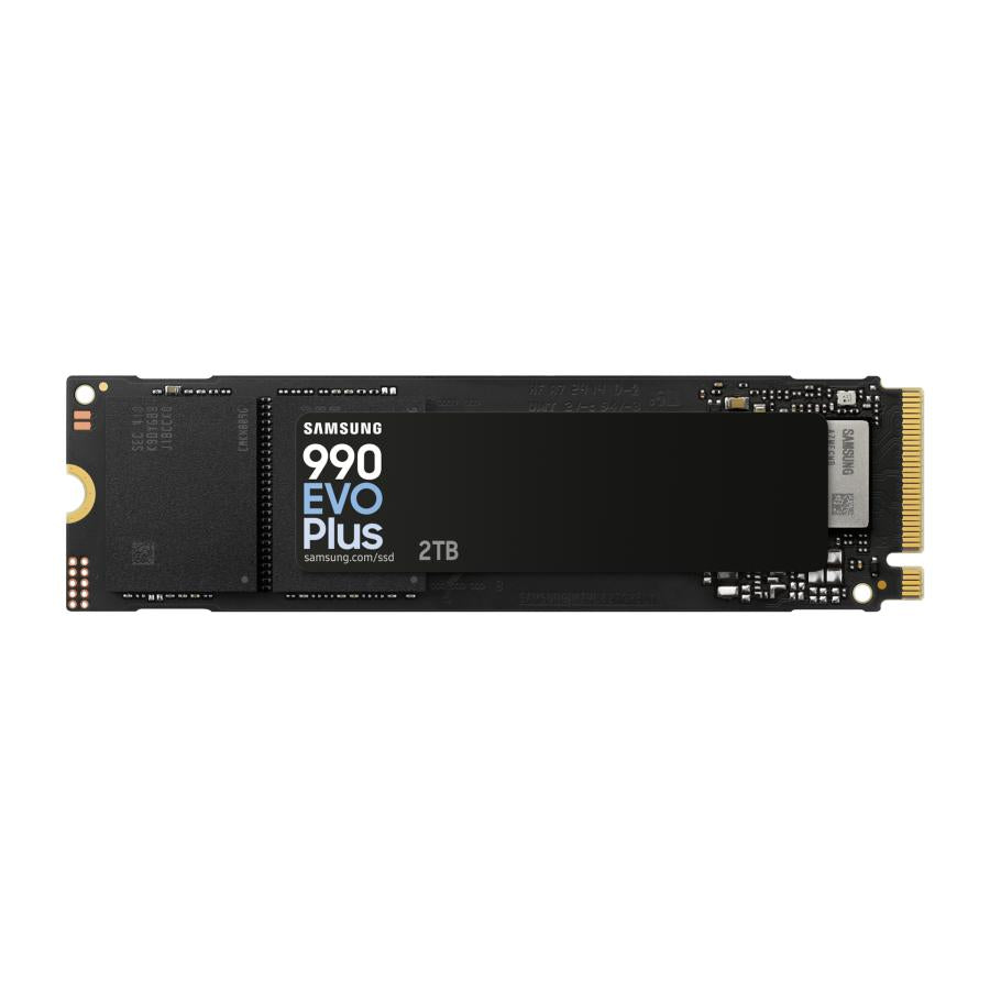 Samsung mz-v9s2t0bw mz-v9s2t0 990 evo plus ssd, 2 tb, m.2, pcie 4.0, 7150 mb s, 1350000 iops, zwart