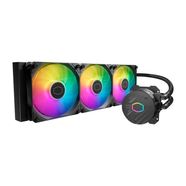 Coolermaster mlw-d36m-a18pa-r1 masterliquid 360 core ii argb, 360mm radiator, 3x 120mm argb gen 2