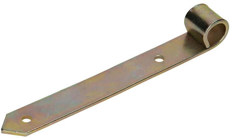 1013230 - enkel luikscharnier geel verz.20 cm dia 18 mm | 6 stuks