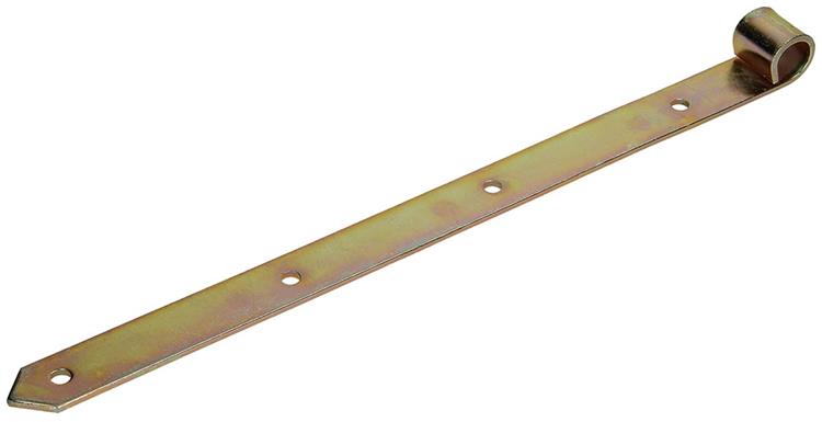1013234 - enkel luikscharnier geel verz.40 cm dia 18 mm | 6 stuks
