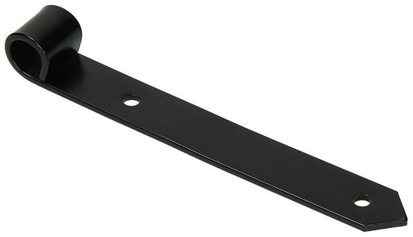 1013235 - enkel luikscharnier zwart 20 cm dia 18 mm | 6 stuks