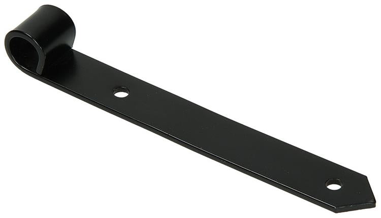 1013235 - enkel luikscharnier zwart 20 cm dia 18 mm | 6 stuks