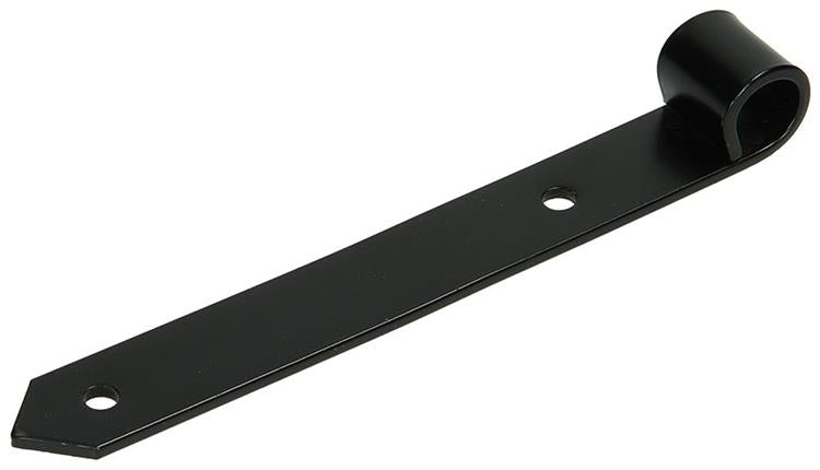 1013235 - enkel luikscharnier zwart 20 cm dia 18 mm | 6 stuks