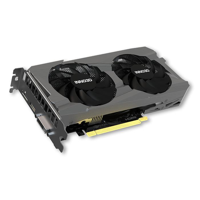 Inno3d n30502-06d6-1880va60 geforce rtx 3050, atx, 6 gb, gddr6, 96-bit, 168 gb s, dual-fan