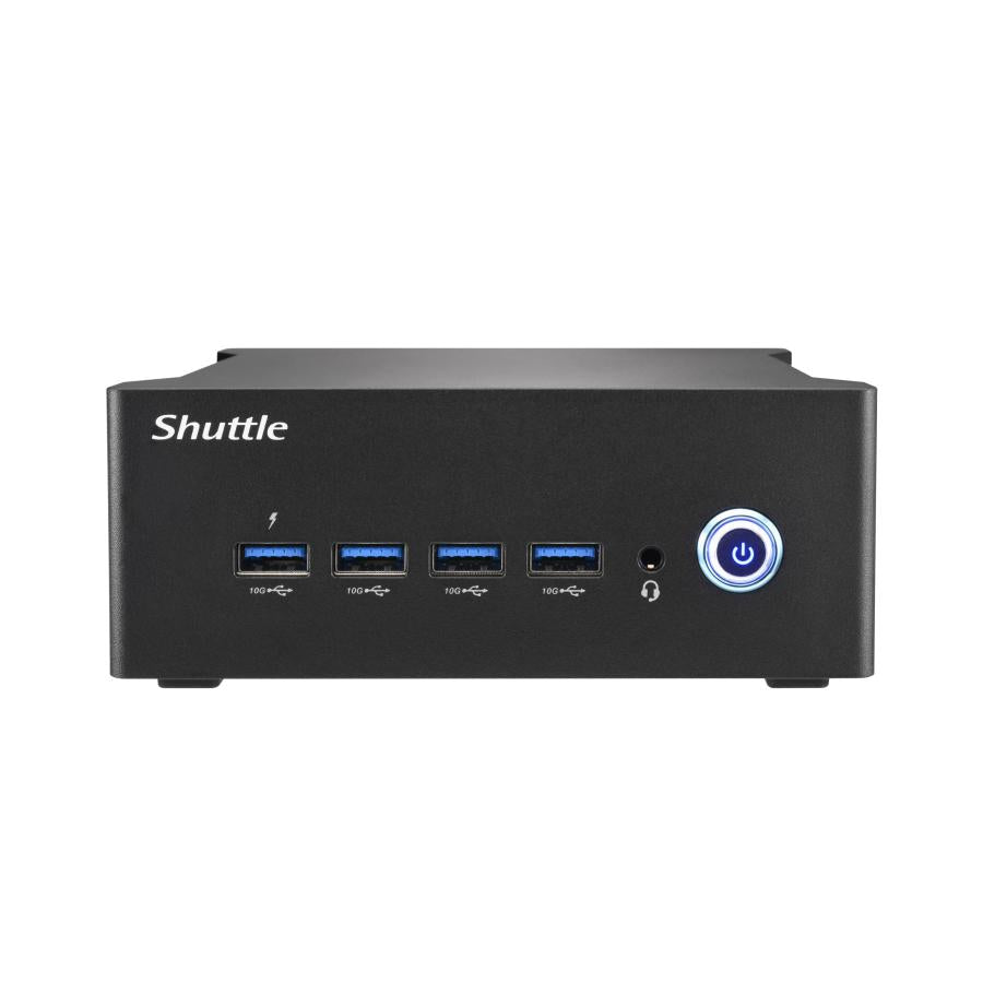 Shuttle na10h7 nano pc na10h7, amd ryzen™ 7-8845hs apu, radeon780m, 2x hdmi, 2x usb-c 4.0(dp) 2x2.