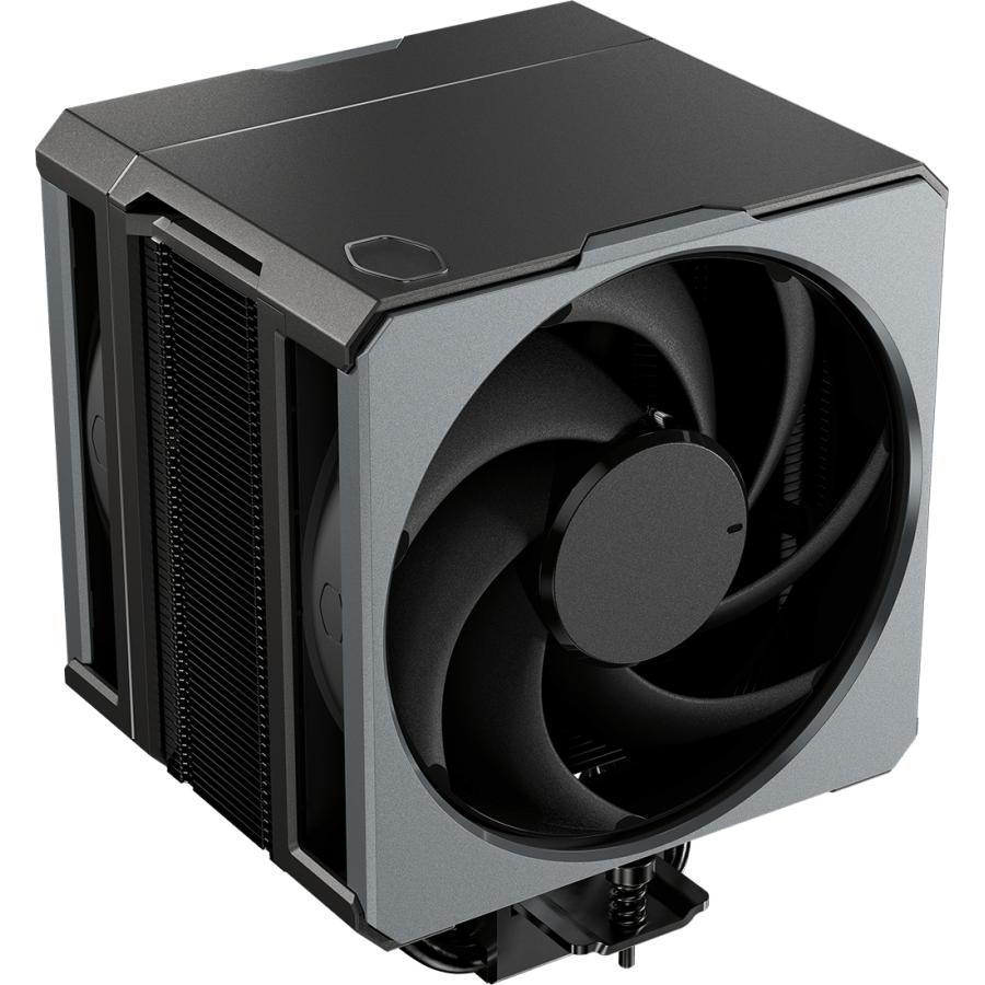 Coolermaster map-t6pn-225pk-r1 hyper 612 apex, intel amd, 2x 120mm, 0-2400 rpm, zwart, niet-led