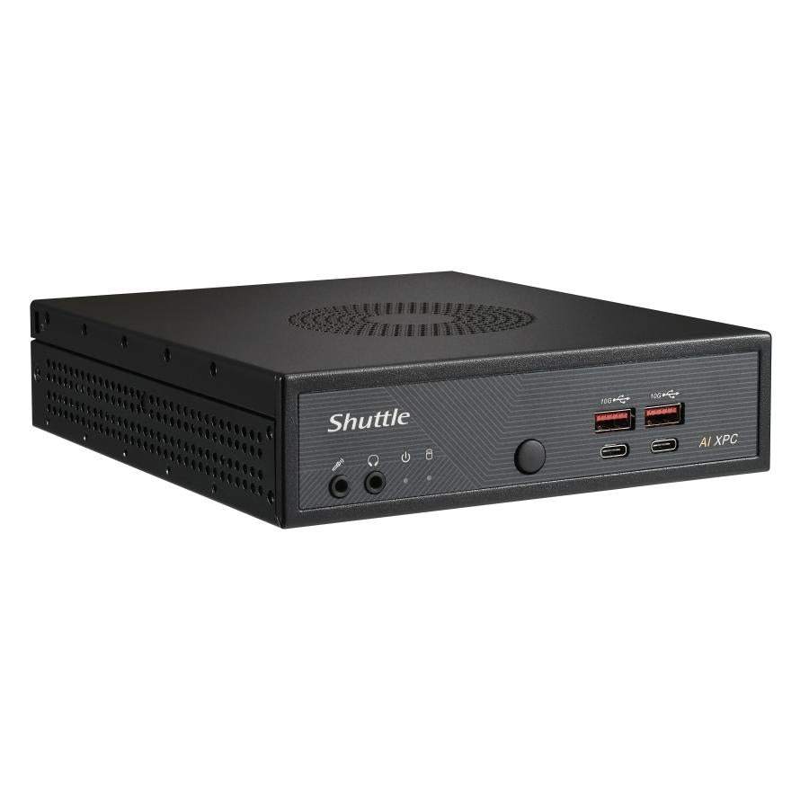 Shuttle dn11h7 slim ai pc, intel core ultra 7 155h, intel arc graphics, ddr5, hdmi, dp, 4x 2.5g lan
