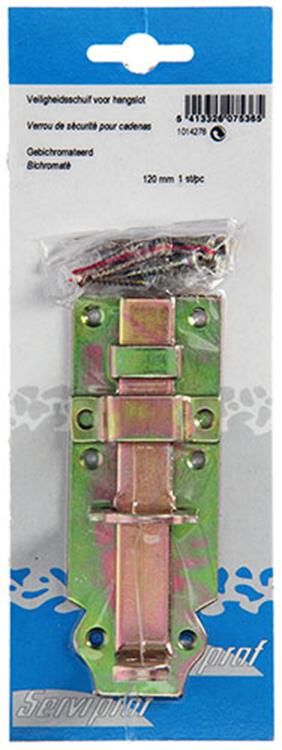 Mack 1014278 - hangslotschuif licht model, bichromaat 120mm | 5 stuks
