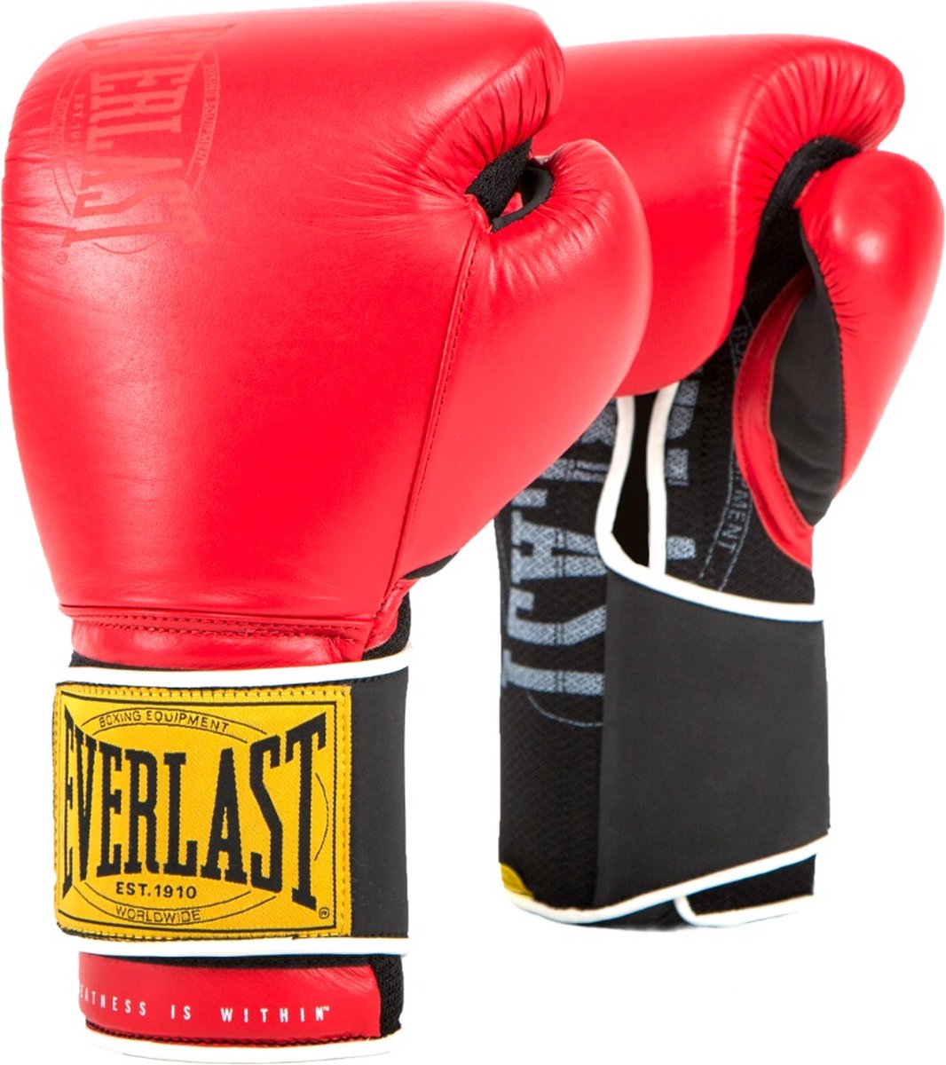 Everlast 1910 classic training - bokshandschoenen - 14 oz - rood