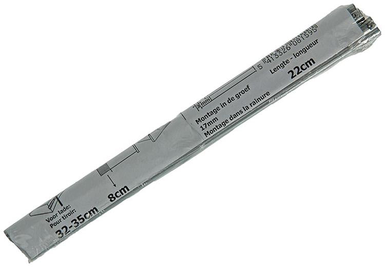 1014509 - pr.kogelladegeleiders verzinkt17mm 32-35cm 10kg | 5 stuks