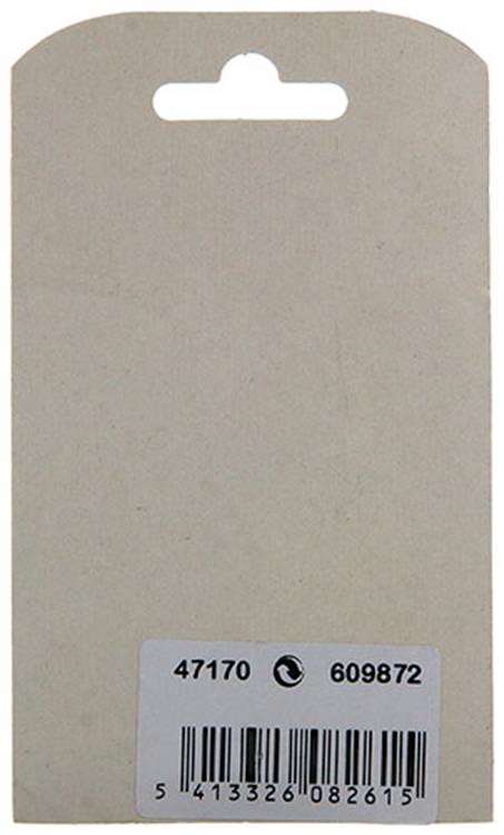 Mack 1013684 - 1 schuifgrendel messing verchroomd a 50 - b 16 mm | 5 stuks