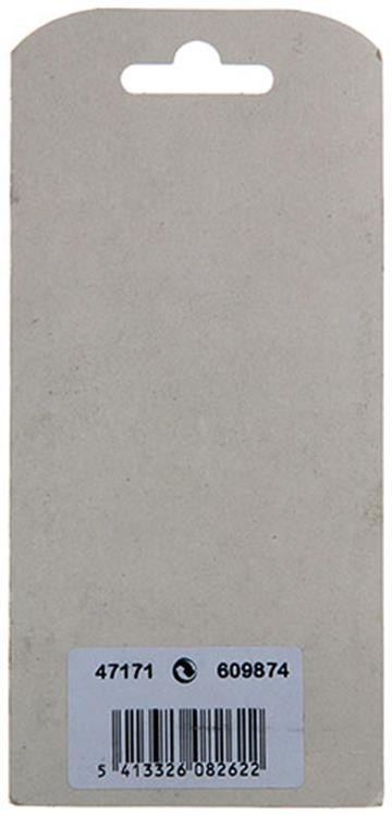 Mack 1013685 - 1 schuifgrendel messing verchroomd a 75 - b 16 mm | 5 stuks