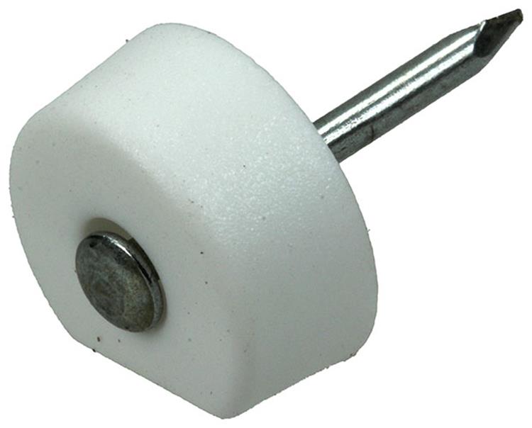 Mack 1013740 - 50 plankdragers + nagel wit ø 10 mm | 10 stuks