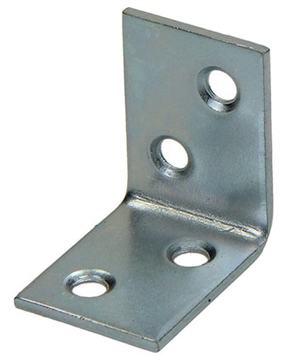 1013742 - 20 stoelwinkelhaken verzinkt 27x27x20mm | 10 stuks