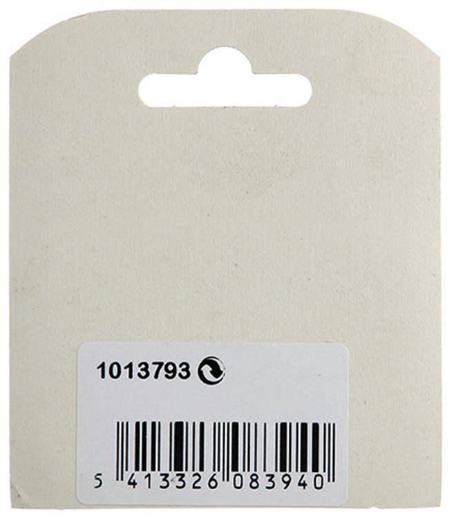Mack 1013793 - 4 geplooide winkelhaken wit gelakt 30x30mm | 10 stuks