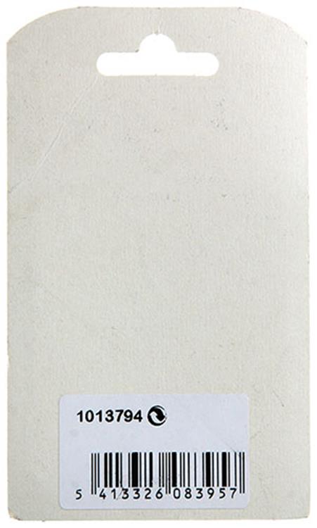 Mack 1013794 - 4 geplooide winkelhaken wit gelakt 40x40mm | 10 stuks