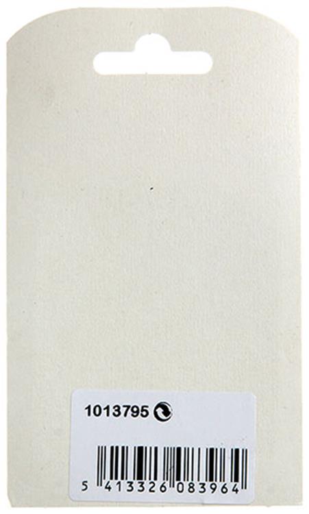 Mack 1013795 - 4 geplooide winkelhaken wit gelakt 60x60mm | 10 stuks