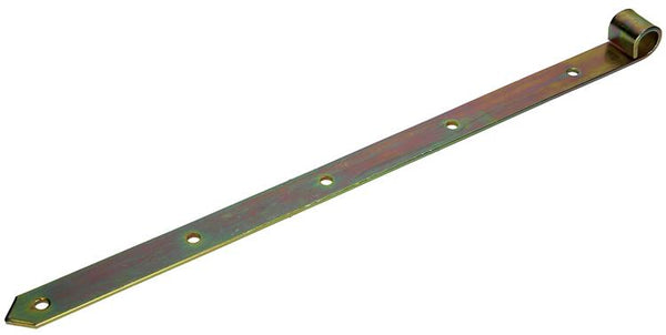 1013727 - enkel luikscharnier geel verz.50 cm dia 18 mm | 6 stuks