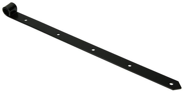 1013728 - enkel luikscharnier zwart 50 cm dia 18 mm | 6 stuks