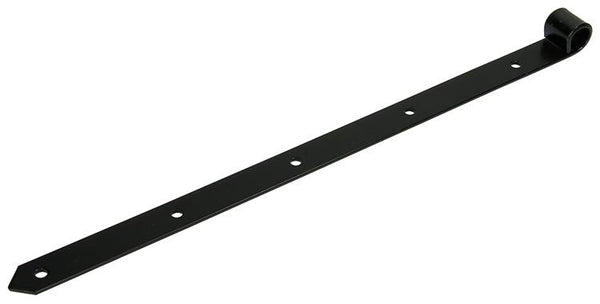 1013728 - enkel luikscharnier zwart 50 cm dia 18 mm | 6 stuks