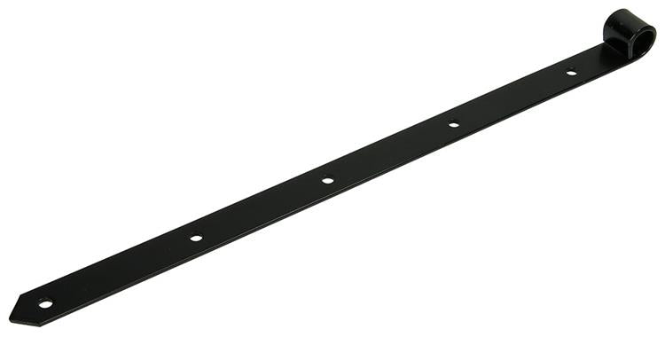 1013728 - enkel luikscharnier zwart 50 cm dia 18 mm | 6 stuks