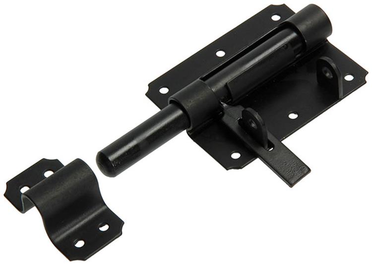 Mack 1013736 - 1 hangslotgrendel zwart 100mm | 5 stuks
