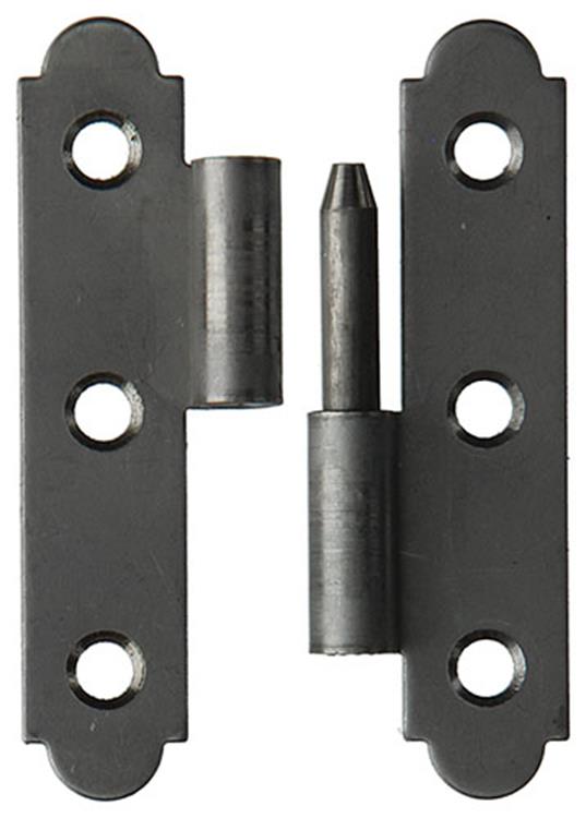 Mack 1013706 - 2 spaanse paumellen rechts inox h 80 - b 45 mm | 5 stuks
