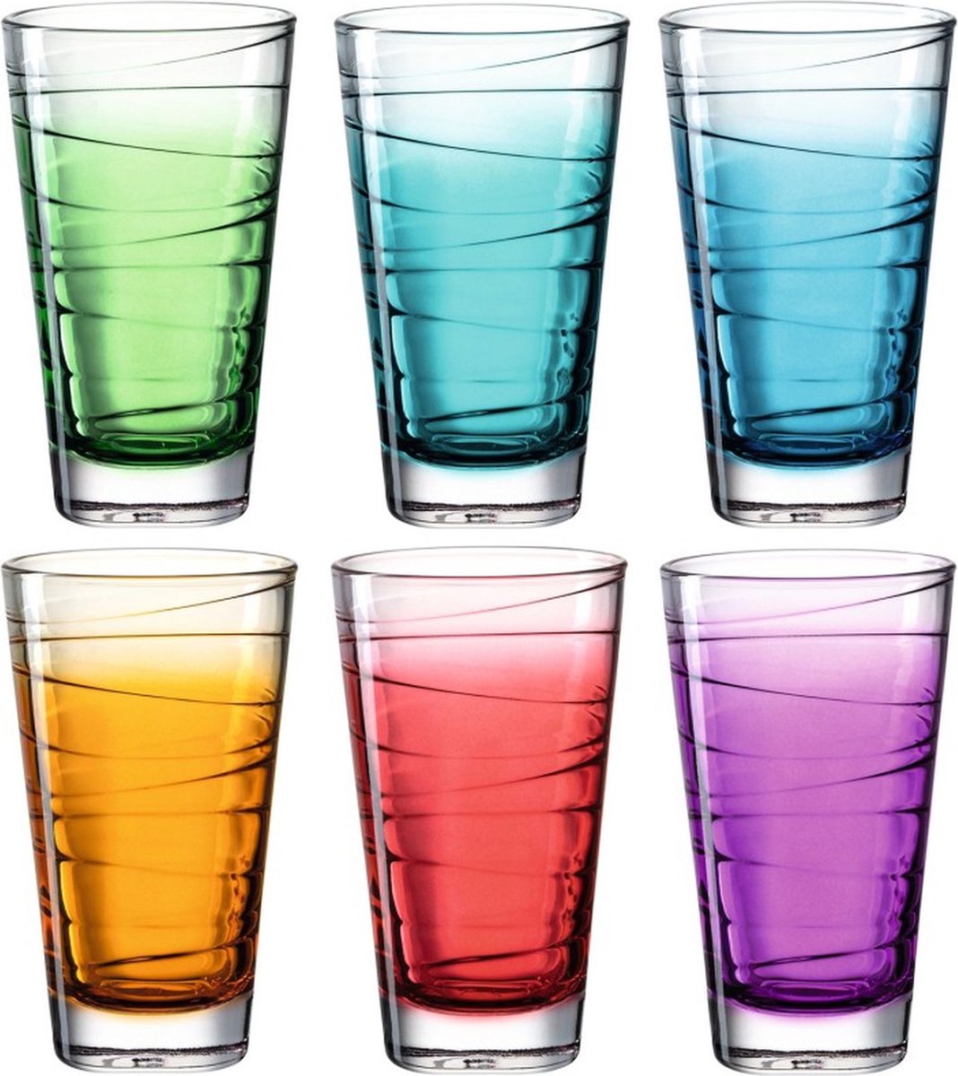 Leonardo drinkglas assorti 280ml vario - set 6