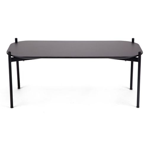 Receptietafel paperflow meet gelakt mdf zwart