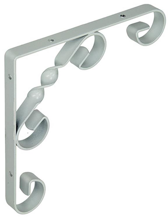 1014748 - rustieke gedraaide konzool wit150x150x13mm | 12 stuks