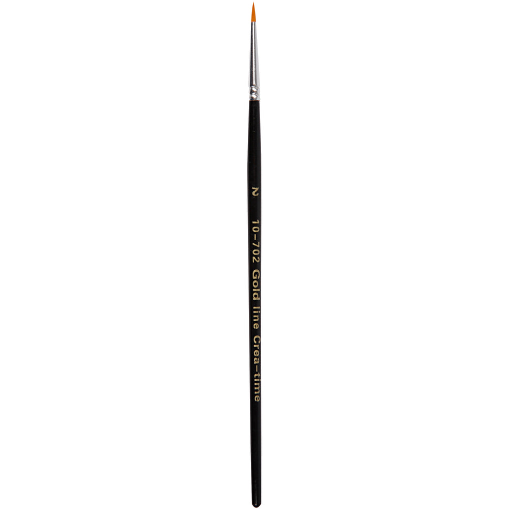 Gold line penselen, afm 2, l: 17 cm, b: 2 mm, rond, 12 stuk 1 doos